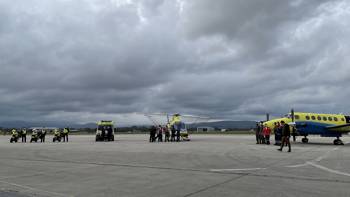 Photo of the EKAB transport equipment (machines, ambulance, helicopter, plane)